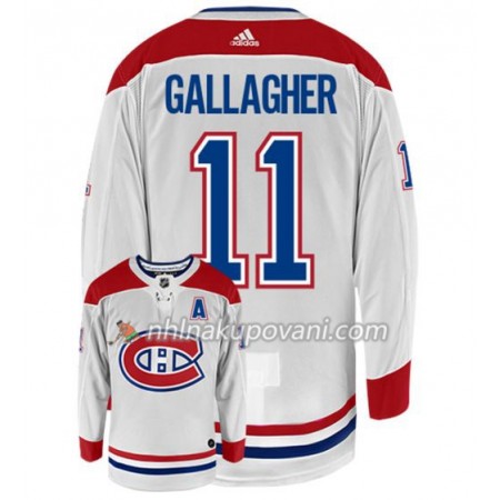 Montreal Canadiens Dresy BRENDAN GALLAGHER 11 Adidas Bílá Authentic - Pánské